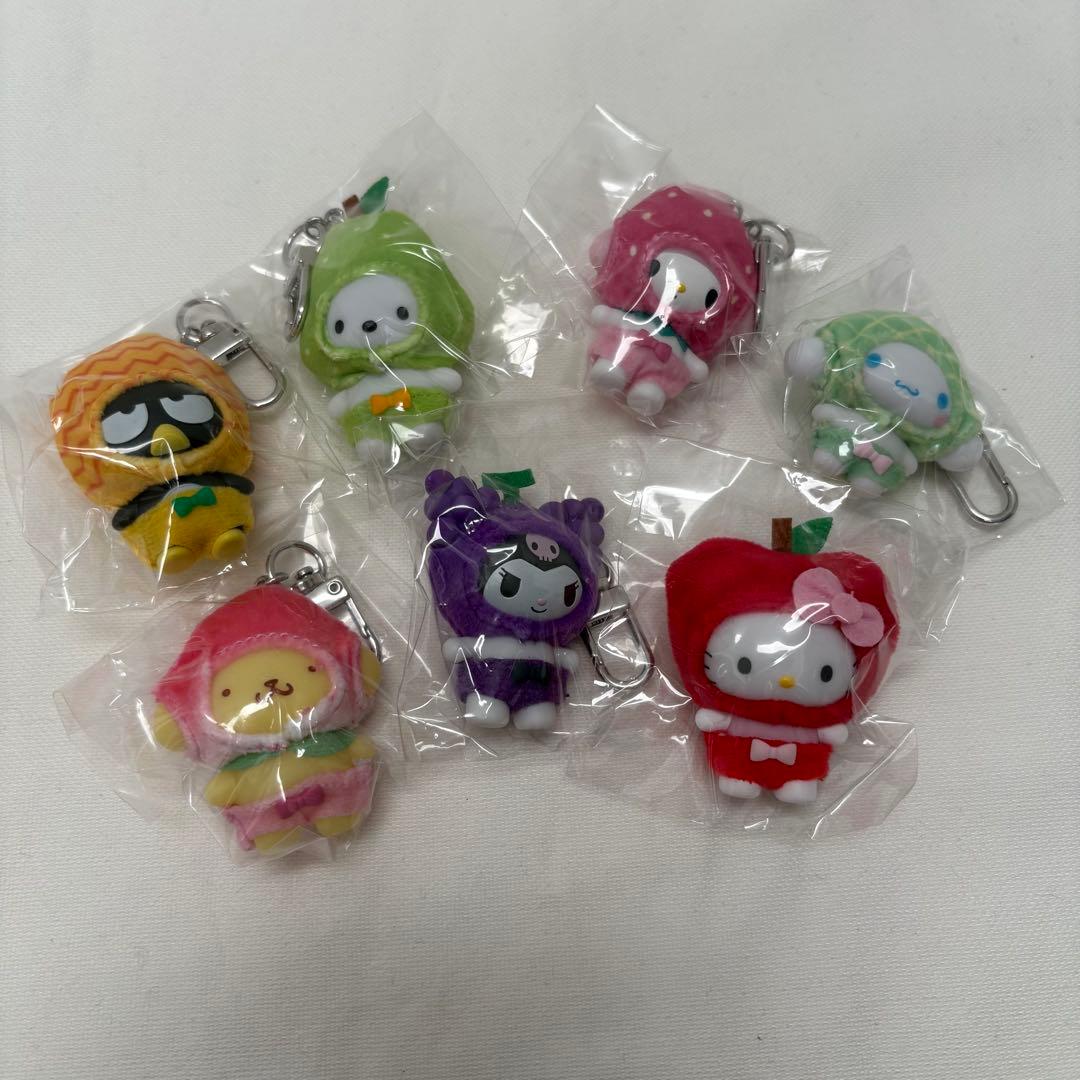 サンリオ ちびっとも キーホルダー くだもの 7種