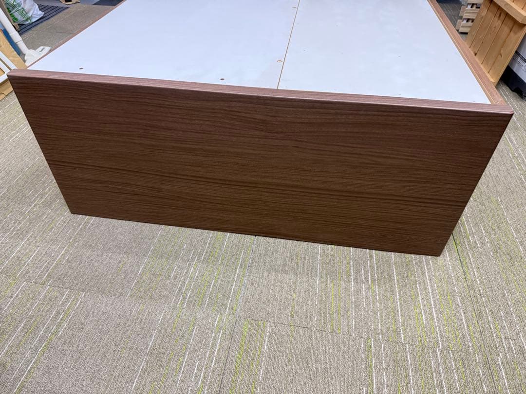 【美品】ニトリ　シングルベッドフレーム　ジオ チェスト40J MBR 板下収納