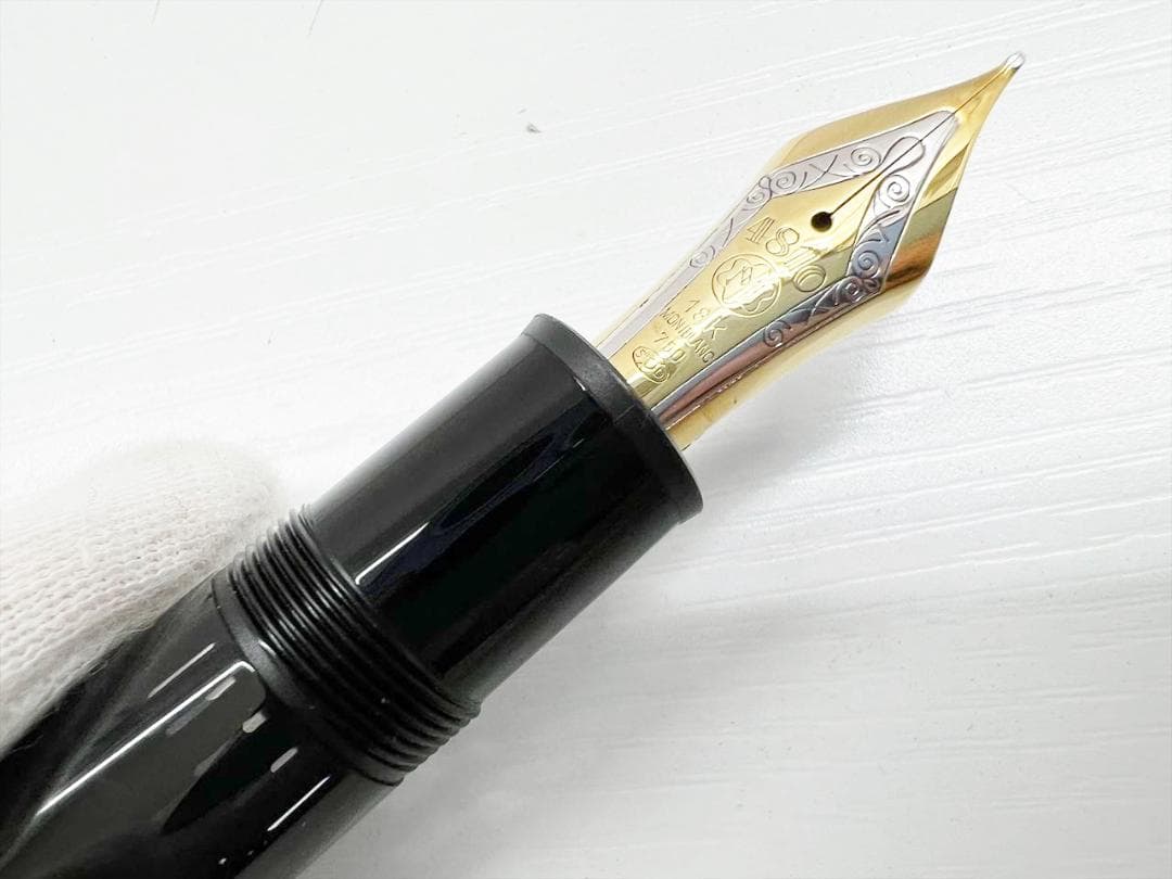 美品　モンブラン　マイスターシュテック　149　万年筆　黒　ゴールド　18K