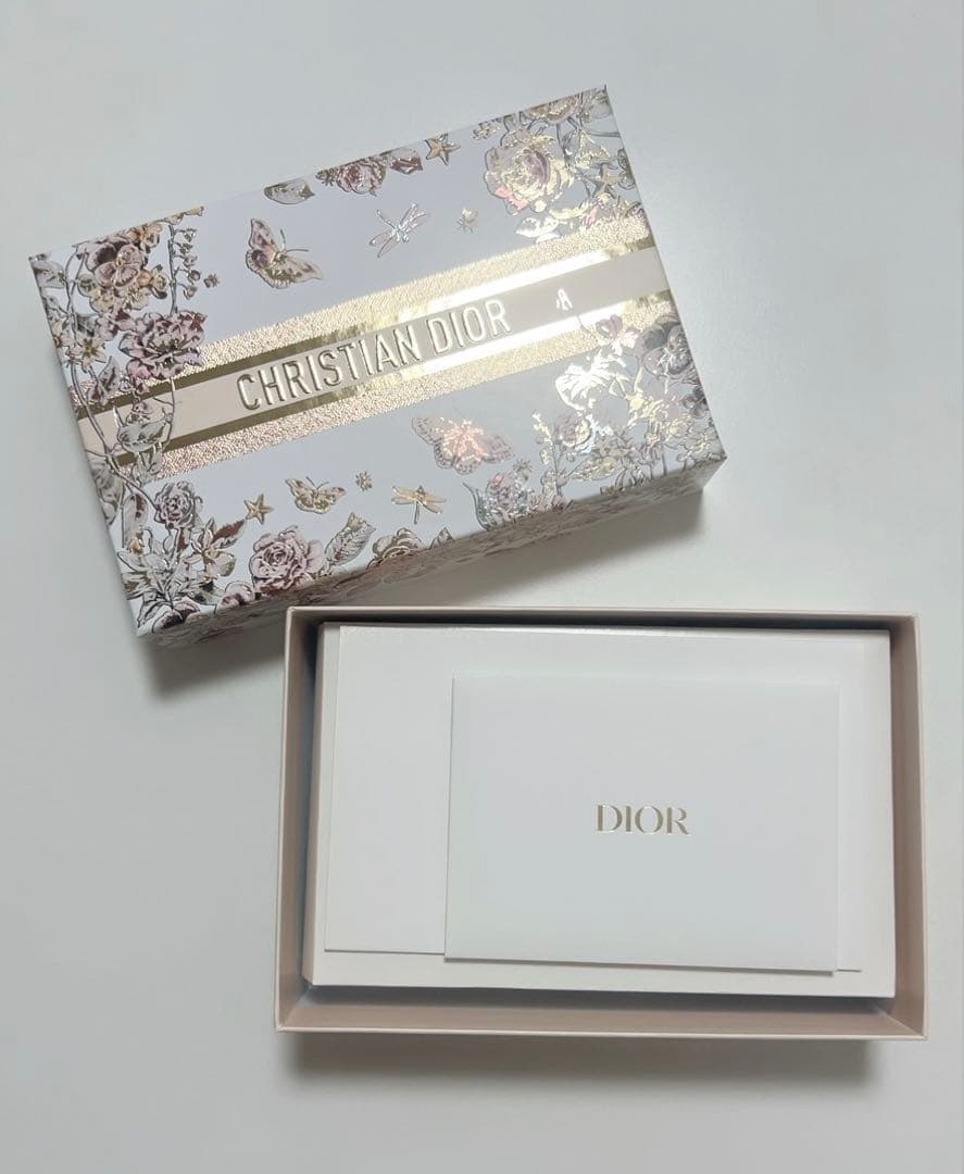 Dior ノベルティ ポーチ ギフトボックス マザーズデイ おまけカード 母の日