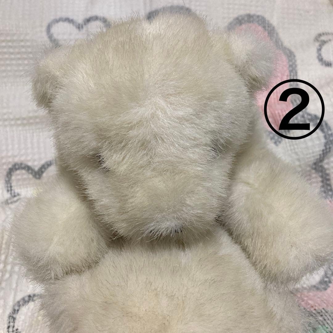 モンスイユ　シロクマ　寝そべりポーズ　2コセット　中古品　バラ売り不可