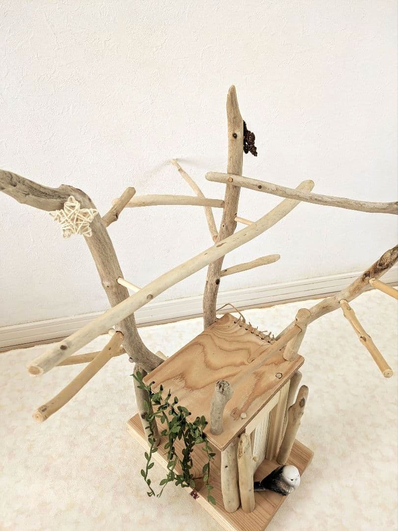 バードアスレチック65流木 バードジム　バードトイ　扉を開けて