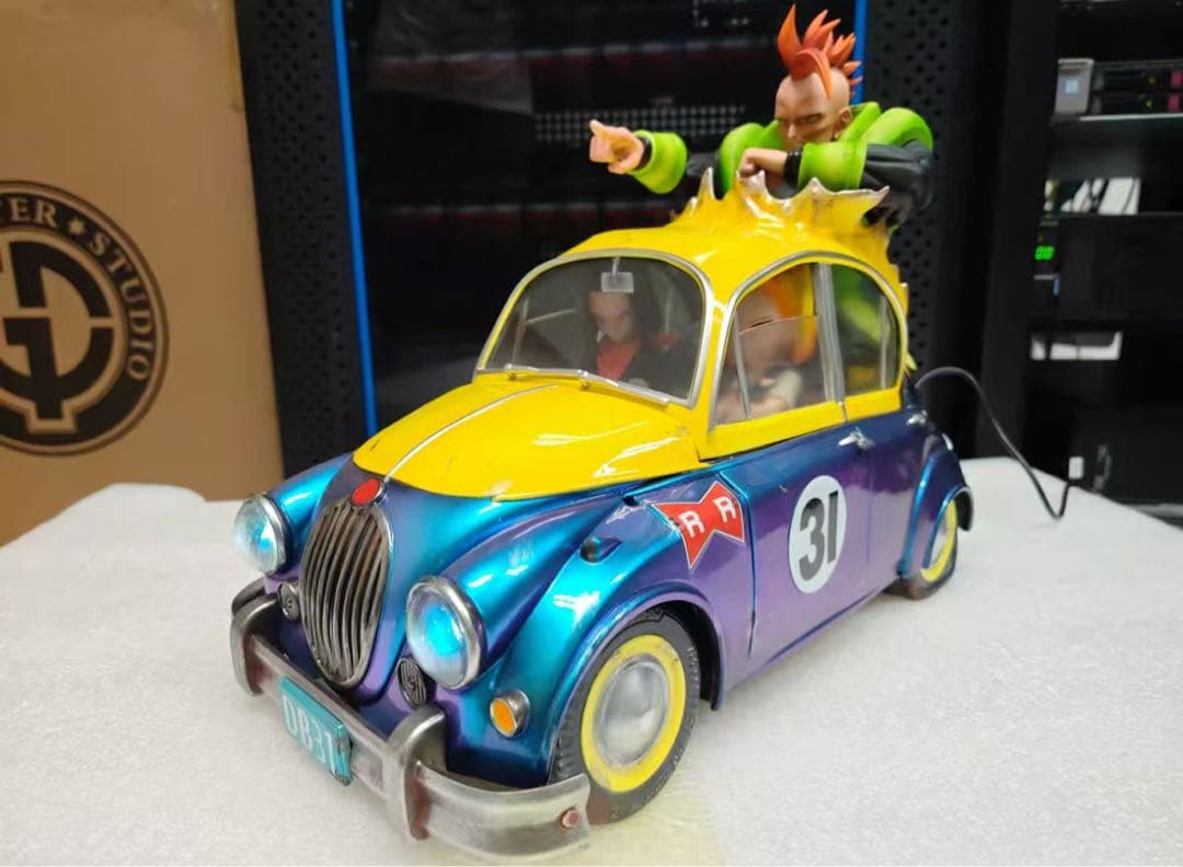 ドラゴンボール 人造人間18号17号 ガレキ ガレージキット スタチュー X③