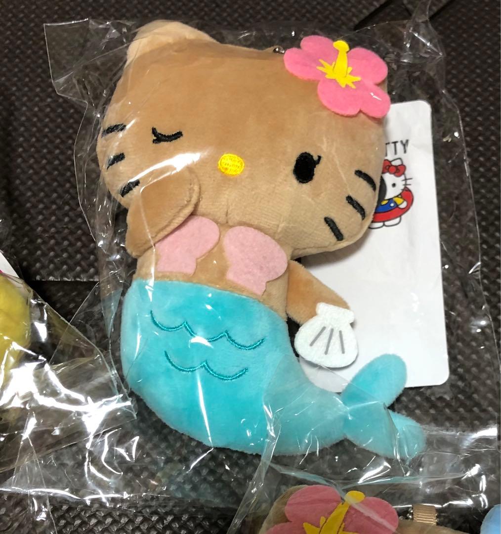 日焼けキティ　4点セット　新品　マスコットチャーム　コギャルキティ　キティちゃん