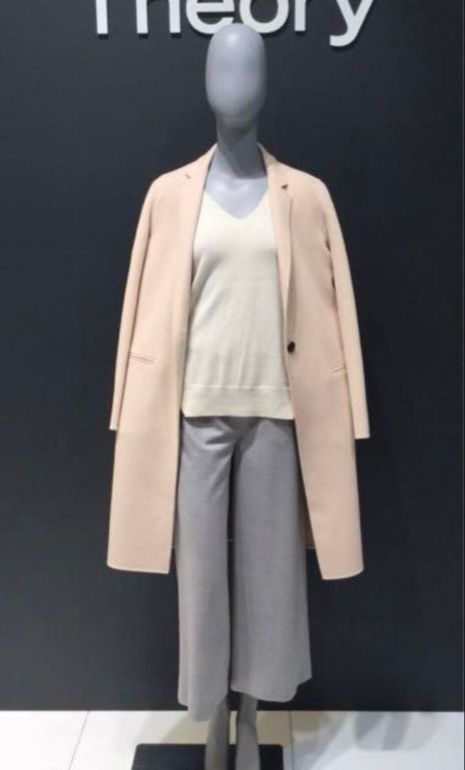 【theory】カシミヤ混チェスターコート
