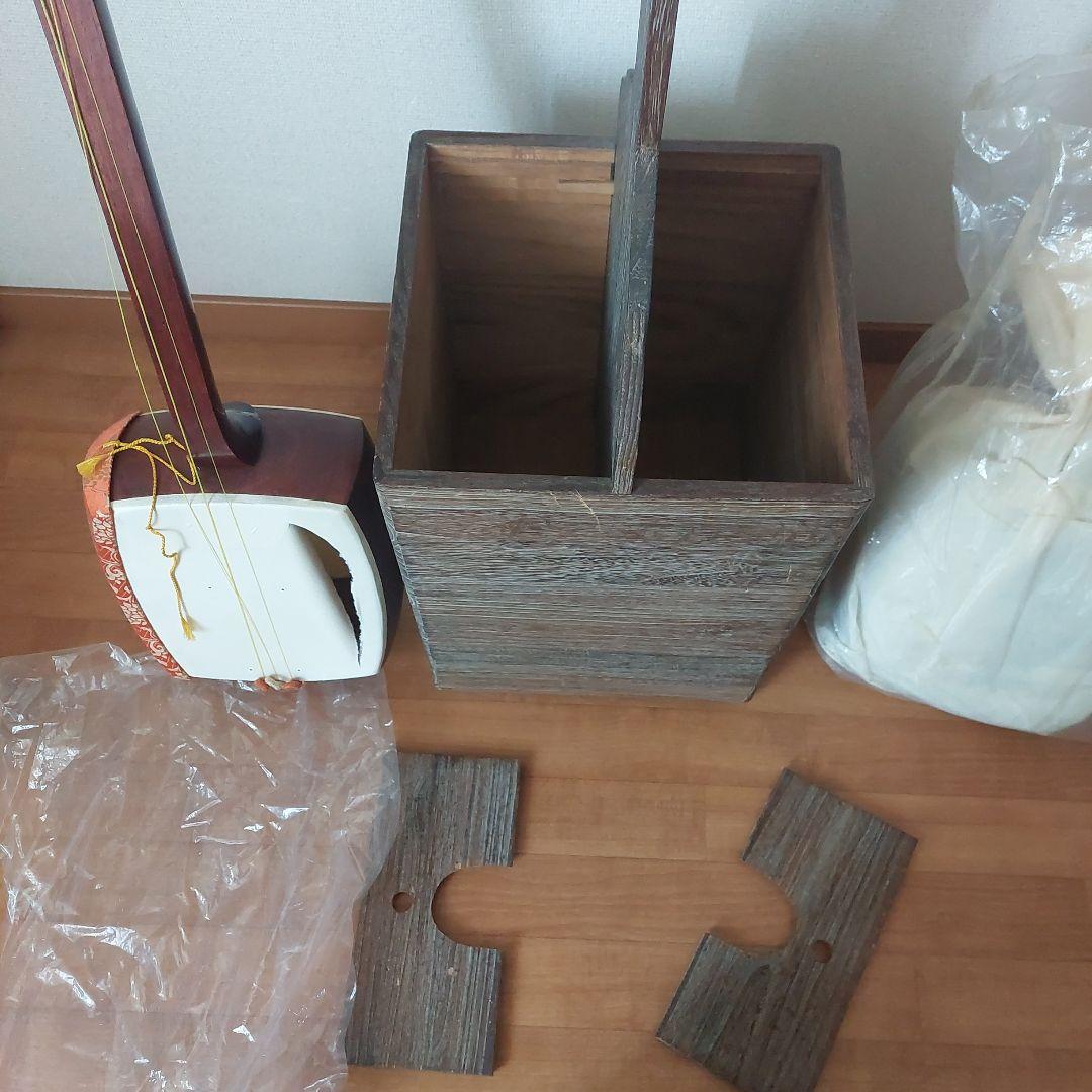 三味線専用ケース　三味線二本　付属品