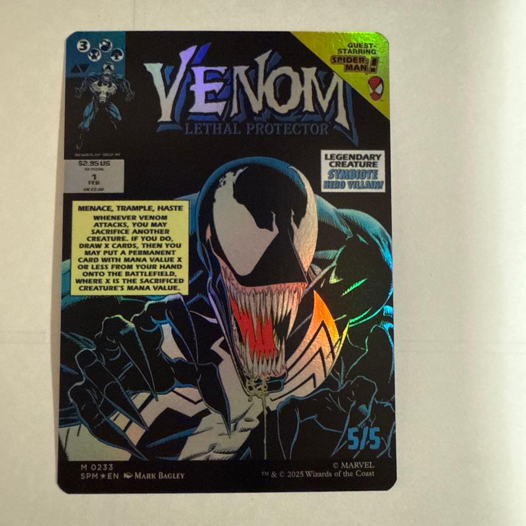 MTG エディ・ブロック　/ Eddie Brock ボーダーレス　英語版