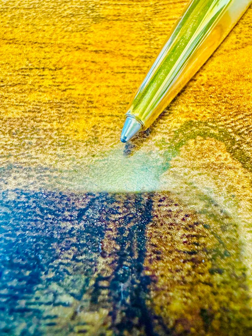 ブルガリ ツイスト式ボールペン エキセントリック ゴールドカラー