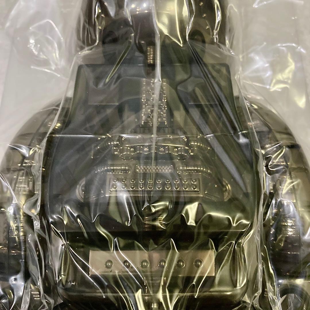 新品正規品 BE@RBRICK HxS 400% CLEAR BLACK