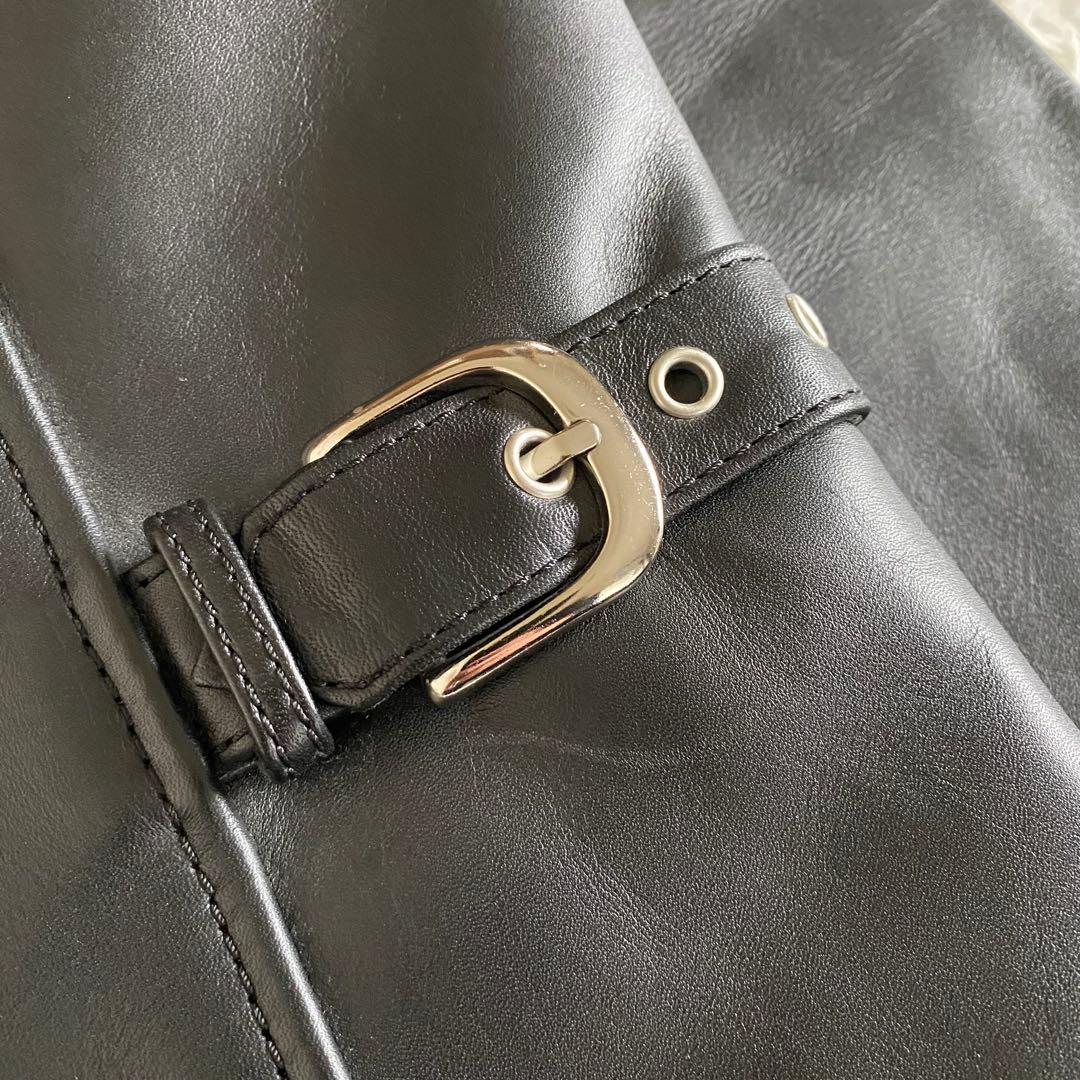 【極美品】カドヤ　シングルライダース　ライナー着脱2way M ブラック