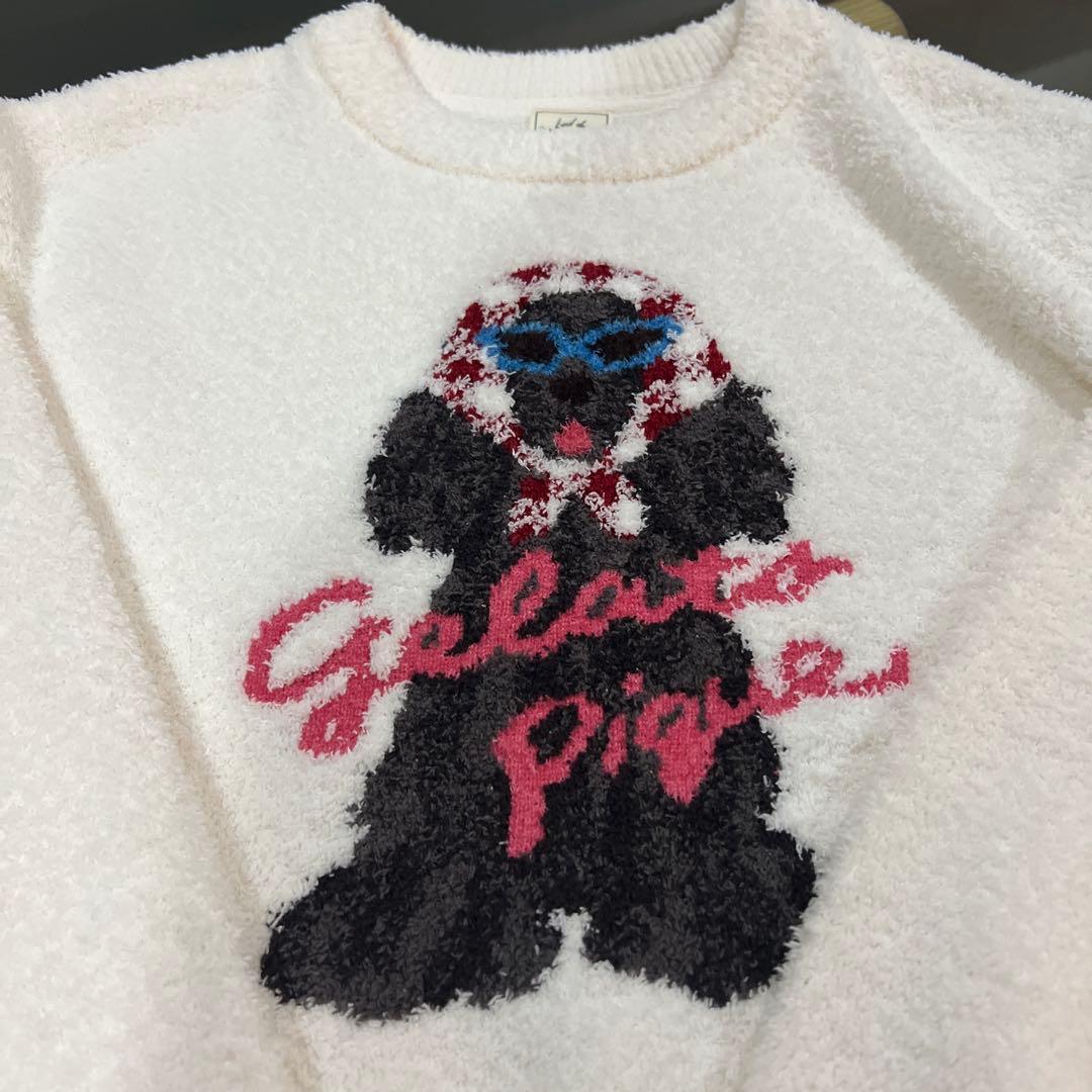 新品GELATO PIQUE 犬刺繍ルームウェア　プルオーバー