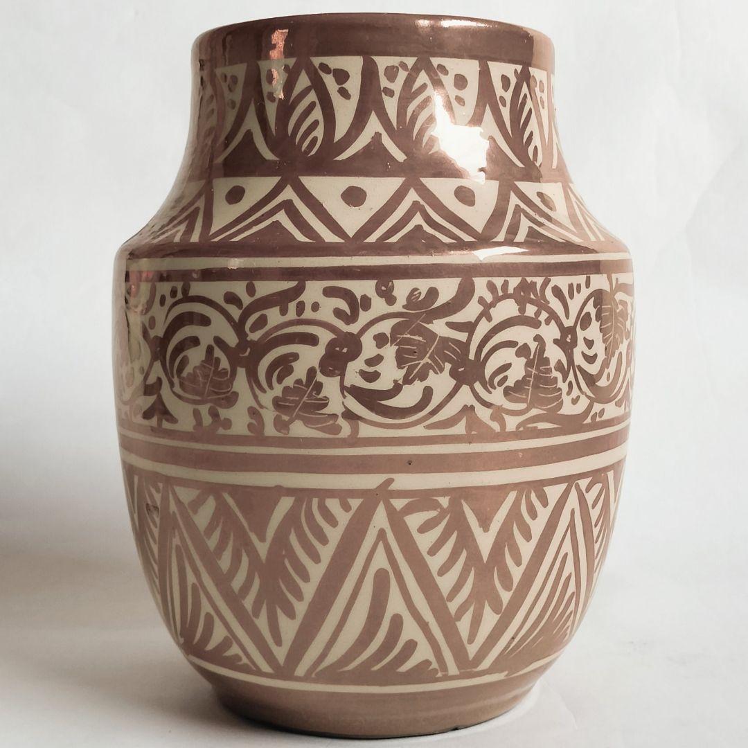 ★ラスター彩 壺 スペイン バレンシア マニセス ヒメノリオス窯★