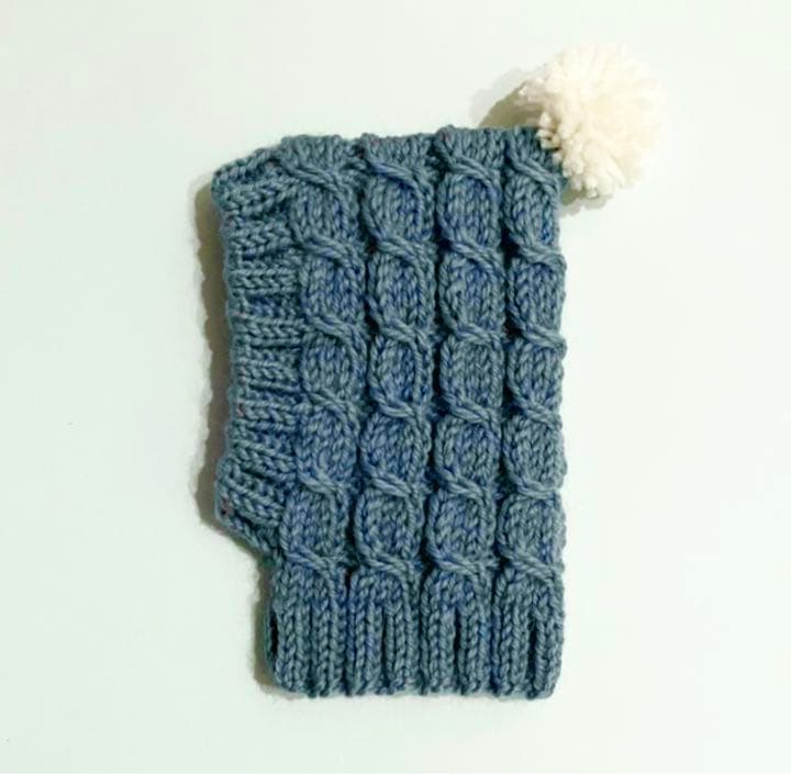 大きめサイズ 大好評♪ 手編み■ 犬 スヌード ■ ボストンテリア ニット帽