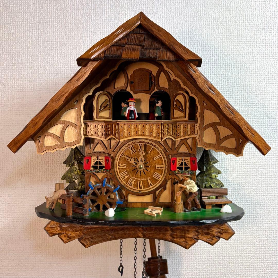 Engstler ドイツ製 からくり時計 鳩時計 基本動作OK ジャンク