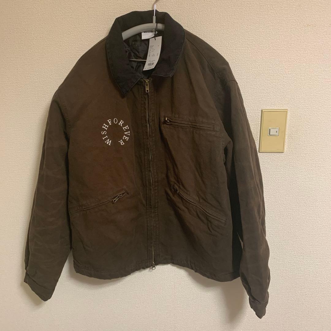 ウィッシュフォーエバー新品ドローコードビンテージライクショートダックジャケット