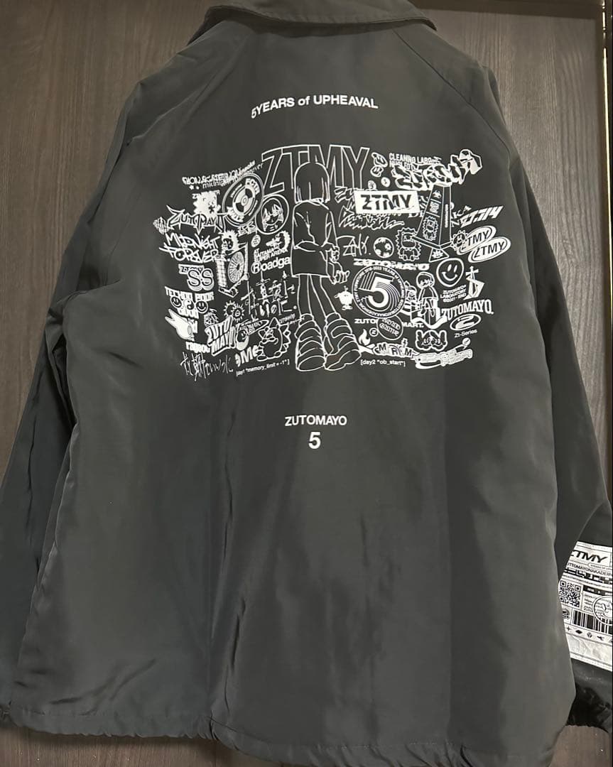ずっと真夜中でいいのに。活動5周年記念コーチジャケットＬサイズほぼ未使用ずとまよ