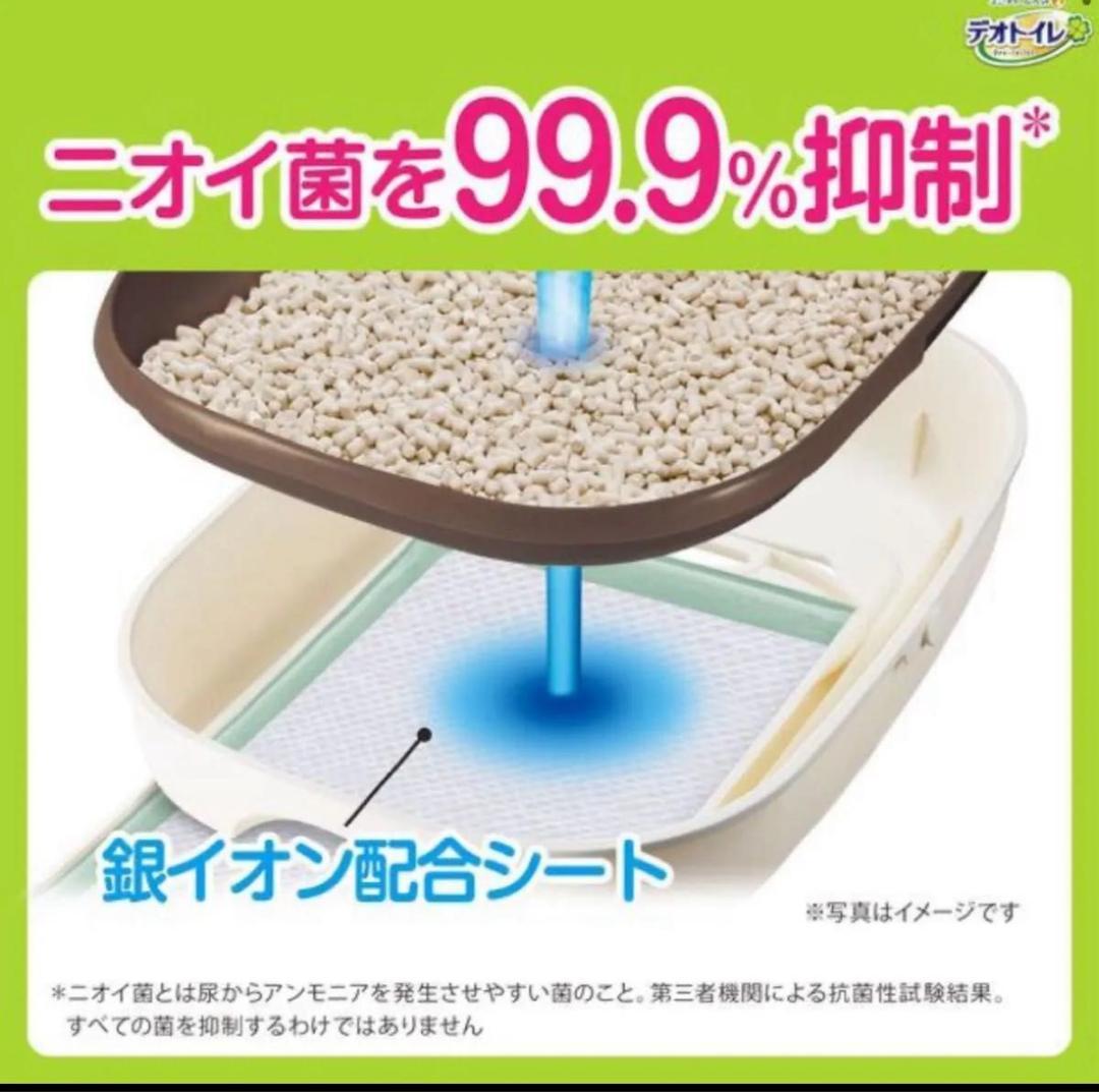 デオトイレ　消臭抗菌シート　20枚×6袋計120枚　猫用ペットシートトイレシート