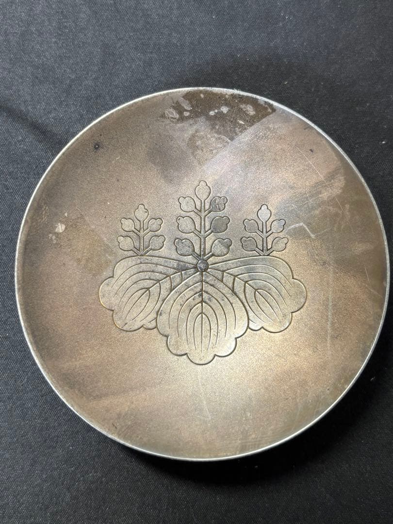 【純銀製】純銀杯45.8g！造幣局silver刻印有り！Sv1000！鋳つぶし