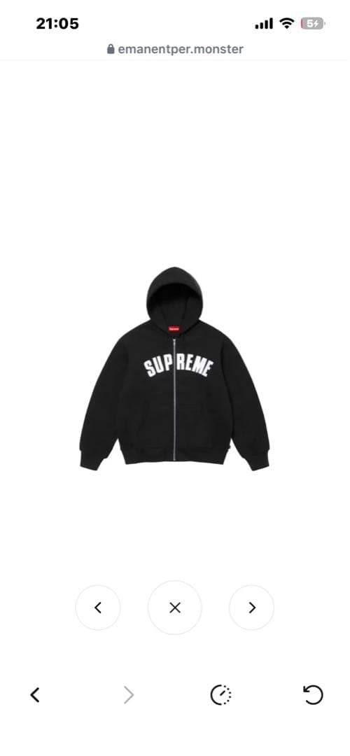 シュプリームパーカー　大幅値下げしました！早い者勝ち！！