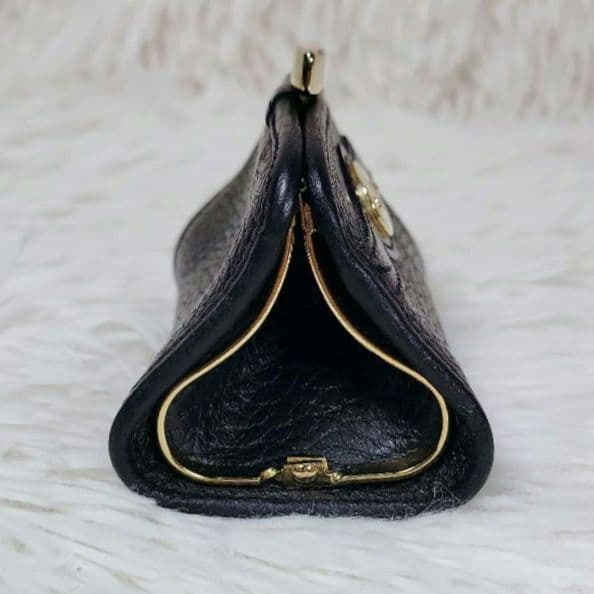 美品✨クリスチャン ディオール Dior ケース 小物入れ がま口 シボ革