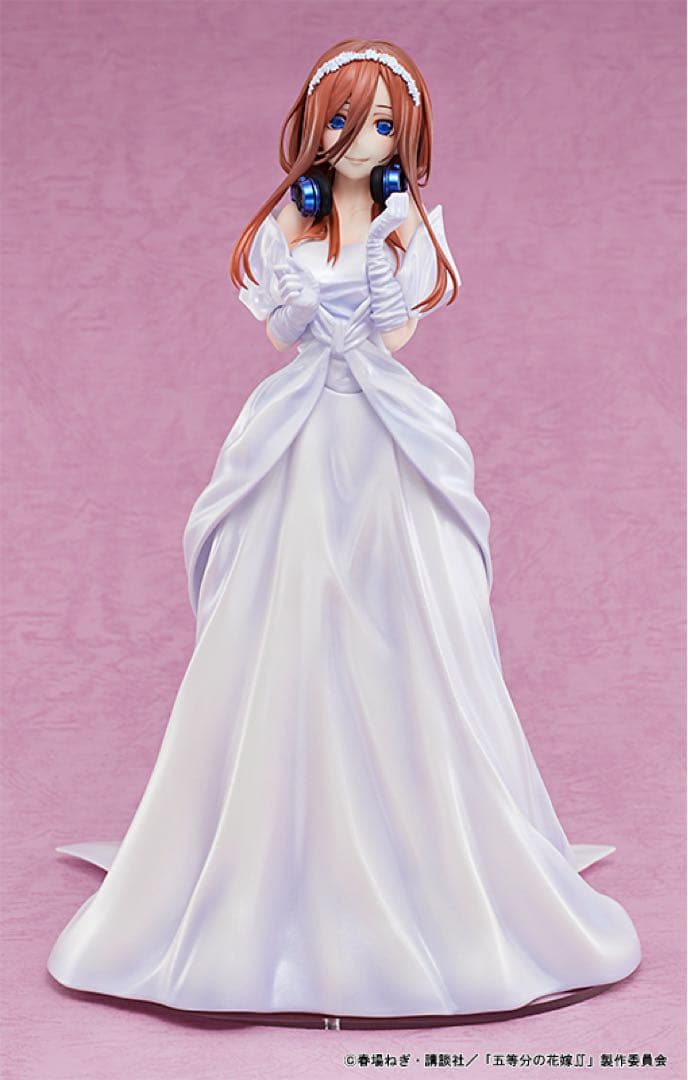 値下げ不可☆ホビー三玖ウェディング1/7フィギュア新品未開封＋猫耳アクスタ未開封