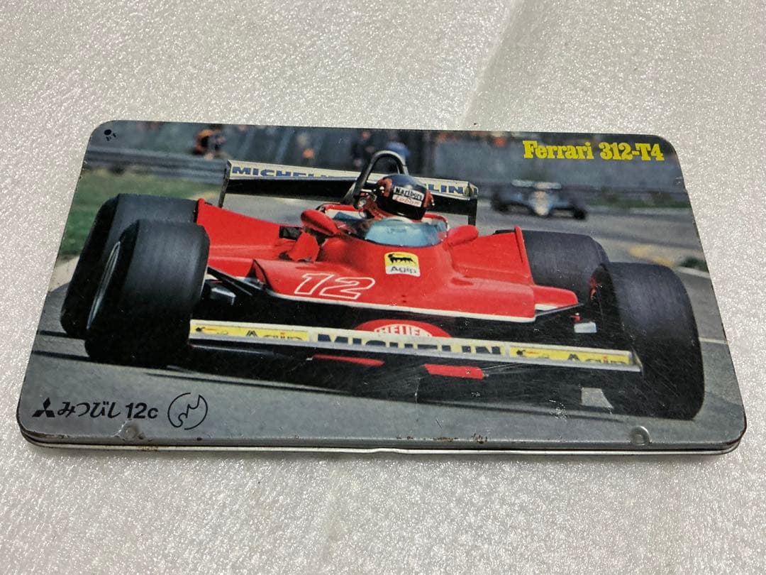 みつびしえんぴつ／フェラーリ312T-4。ジル・ビュルヌーヴ。【三菱鉛筆】。