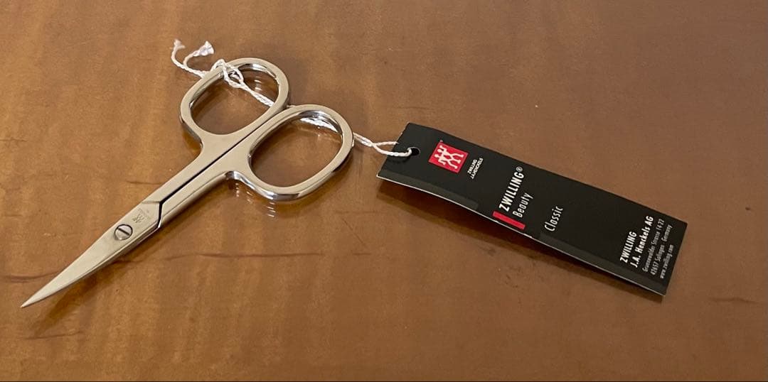 ツヴィリング ビューティーケア ５点セット ファスナー付き革ピンクケース