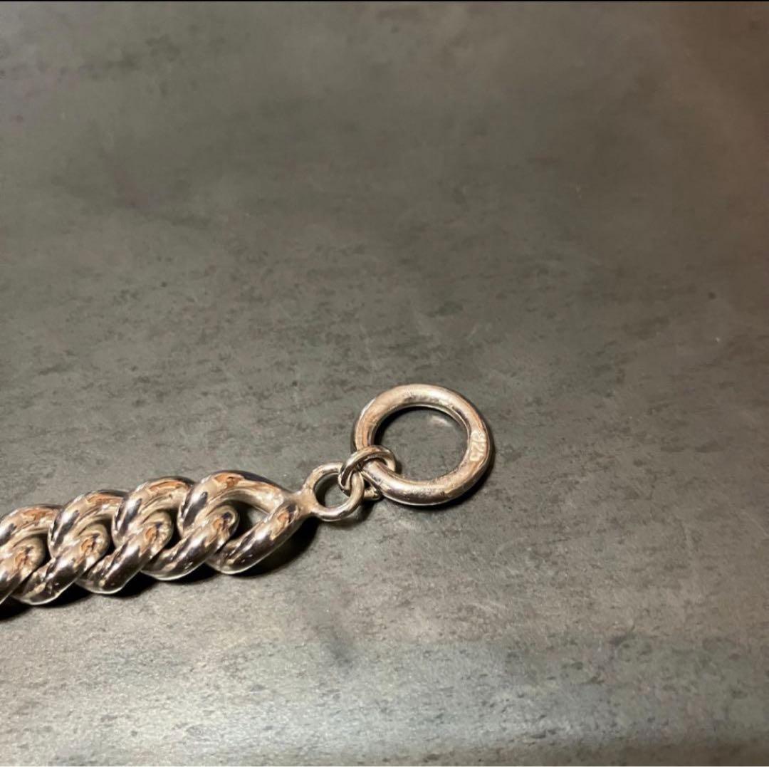 SILVER925 FLAT LINK BRACELET/シルバー/ブレスレット