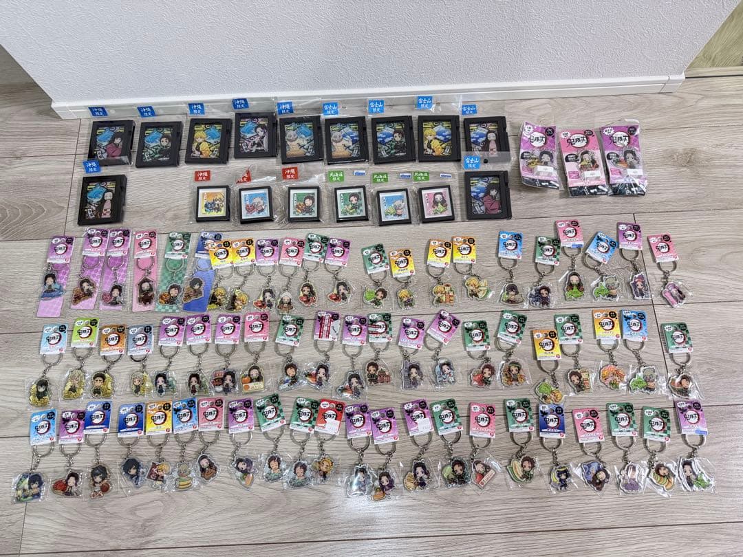 鬼滅の刃 全集中展 静岡会場限定 アクリルチャーム 日本限定ご当地 キーホルダー