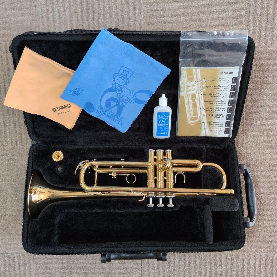 YAMAHA トランペット YTR-3335 ゴールド 日本製　保証書有