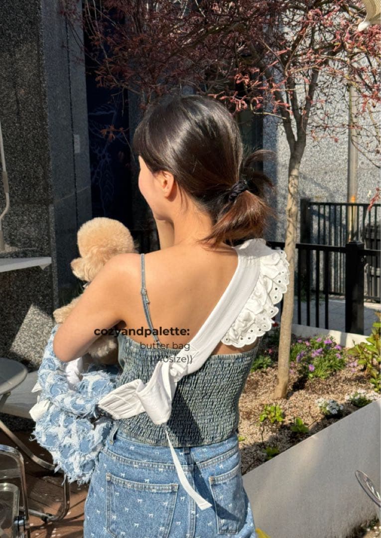 〚COZY N〛 Butter bag バターバッグ デニム スリングバッグ