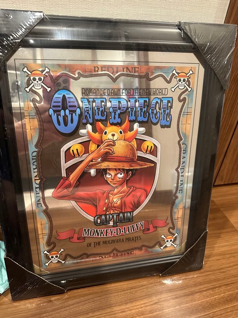 新品未使用 ワンピース ルフィ ミラー インテリア用
