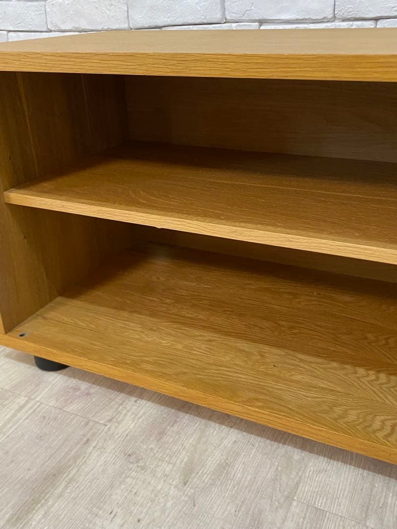 ②【東京都内23区配送無料】無印良品　テレビ台 テレビボード　リビング　陳列　棚