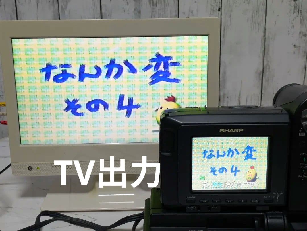 SHARP　VL-HL100　Hi8　8mm対応