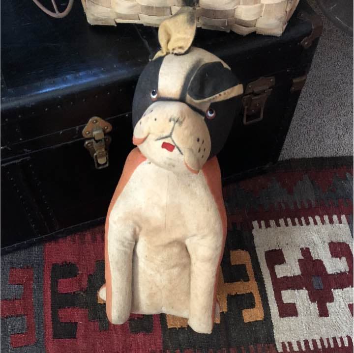 20's？アンティークドール　ドッグドール  ビンテーぬいぐるみ