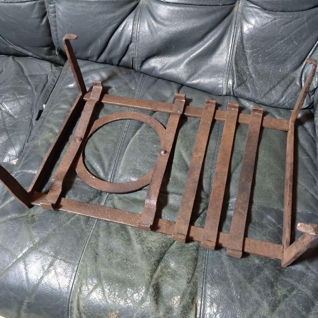 【ガタつきあり】　吉原型　五徳　大　長火鉢用　レトロ