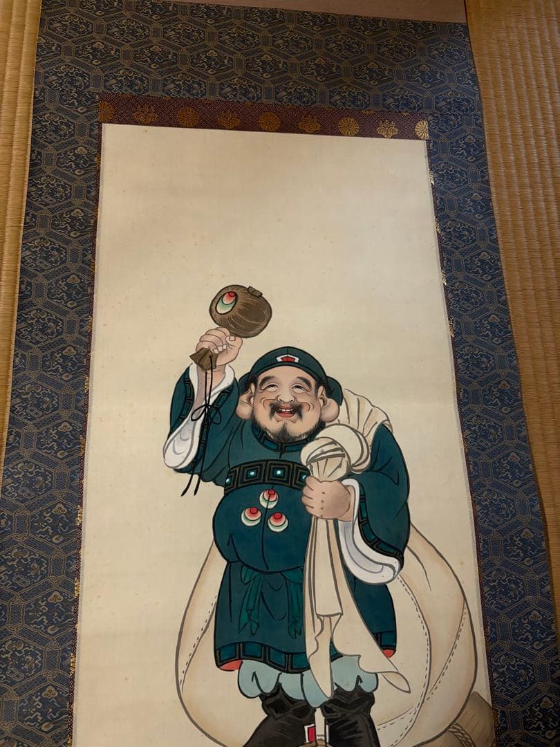 掛け軸　七福神の大黒天様