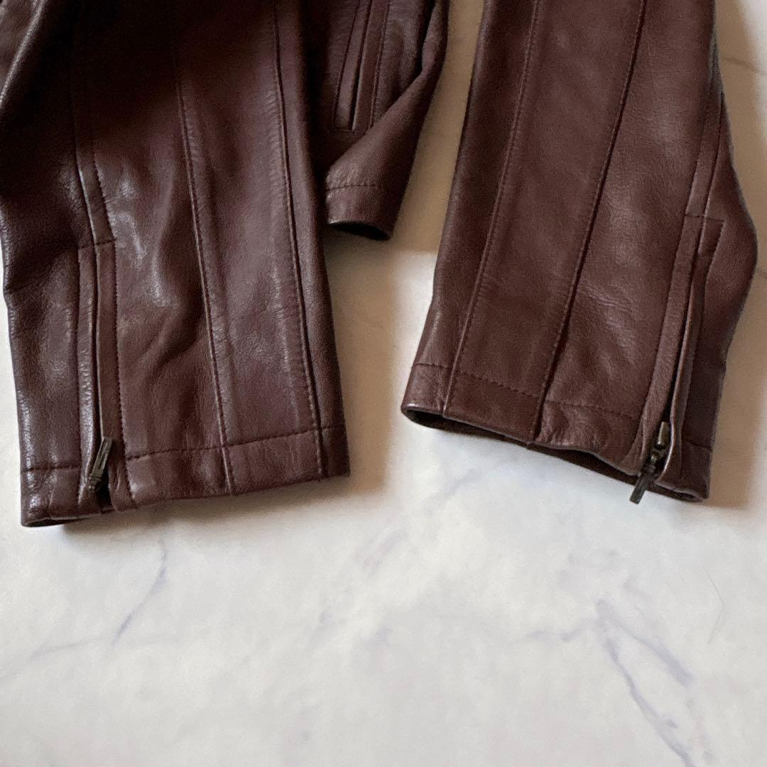 【COMME CA DU MODE MEN】シングルライダースジャケット　2 M