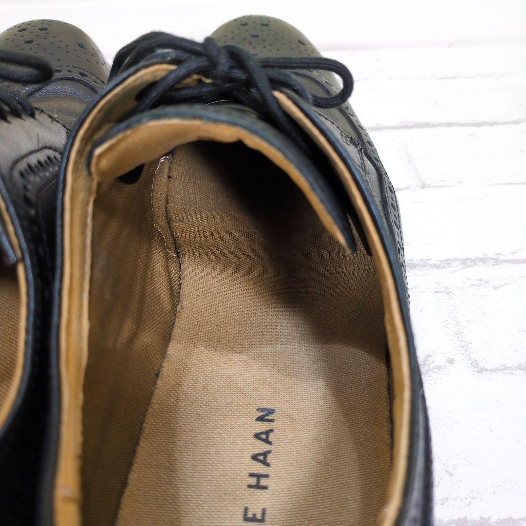 極美品　COLEHAAN　コールハーン　GRAND.OS　ウイングチップ　外羽根