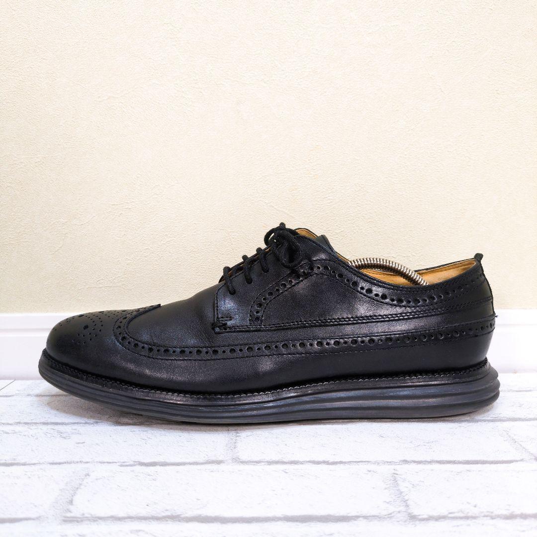 極美品　COLEHAAN　コールハーン　GRAND.OS　ウイングチップ　外羽根