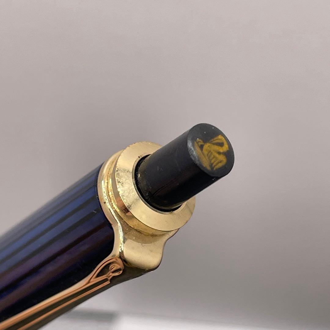 PE871□Pelikan スーベレーン D400 シャープペンシル 青縞