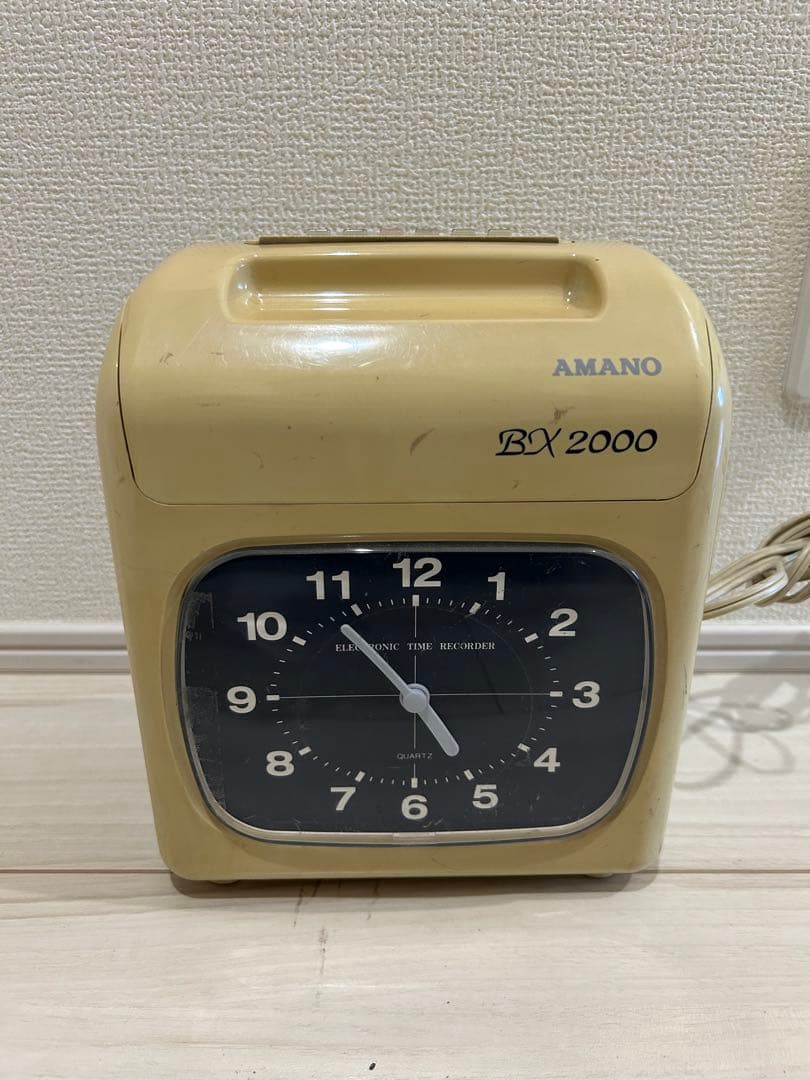 中古 AMANO アマノ 電子タイムレコーダー BX2000