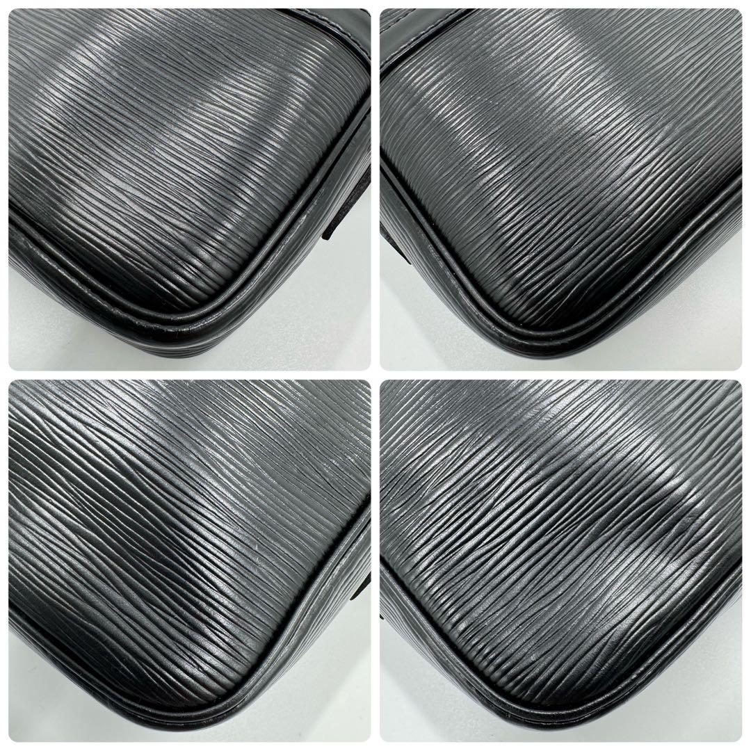 ルイヴィトン エピ トロカデロ24 レザー ショルダーバッグ 斜めがけ ブラック