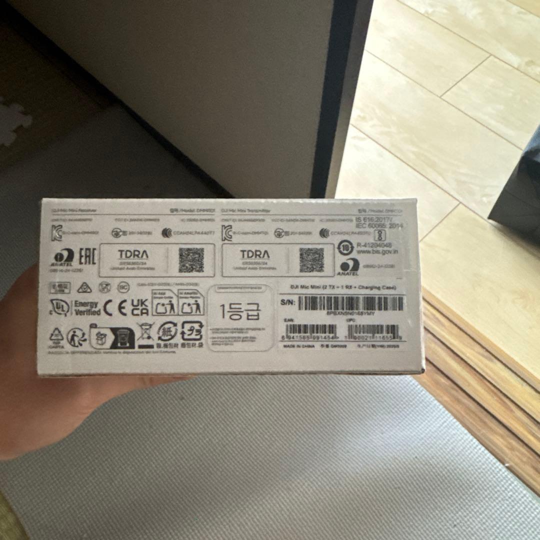 DJI MIC MINI ワイヤレスマイクロフォン