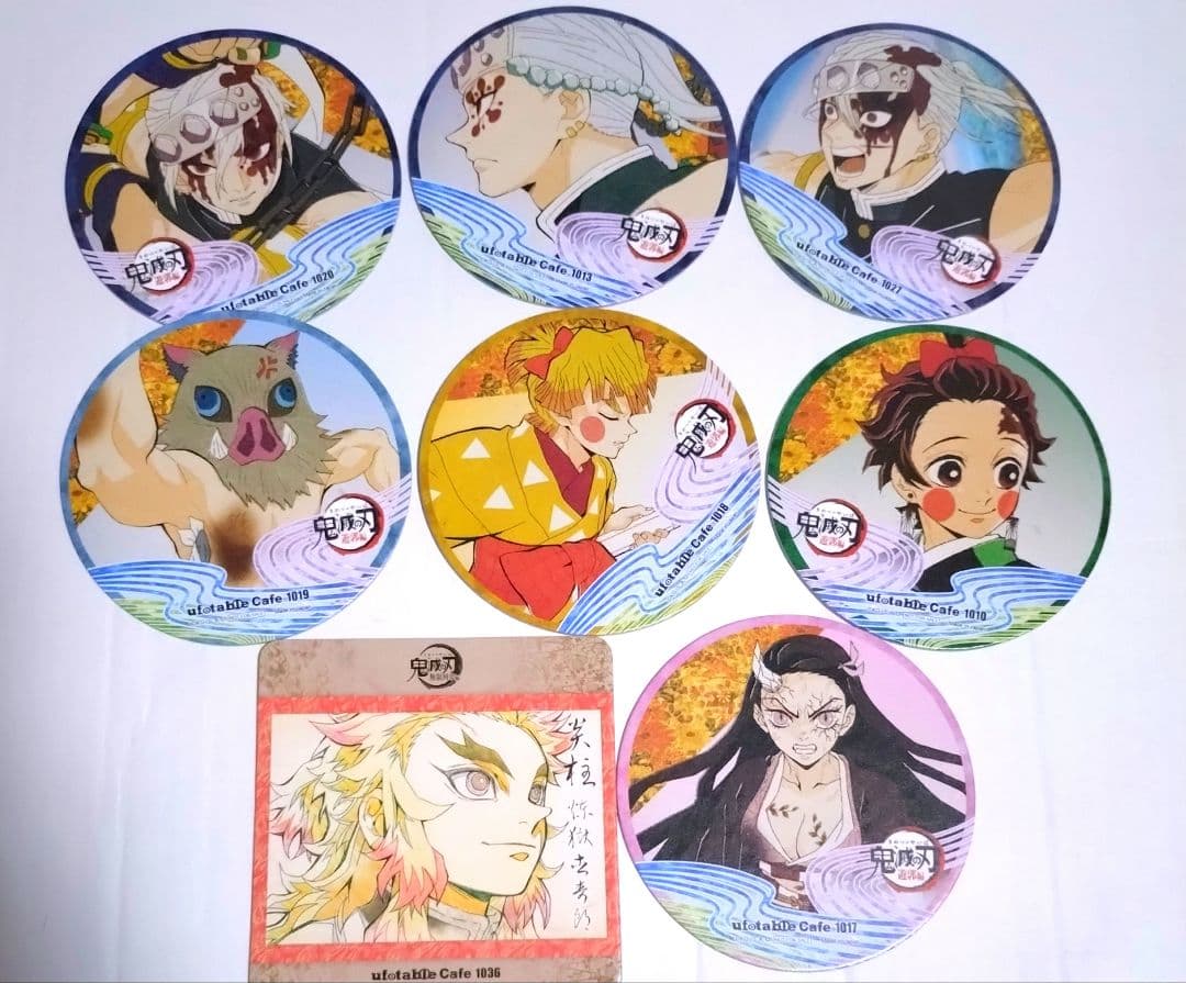 鬼滅の刃 ufotablecafe コースター108枚＆ポスカ2枚 無限城編