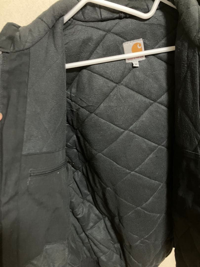 カーハート　アクティブジャケット　usa製　ブラック　美品　Ｍ