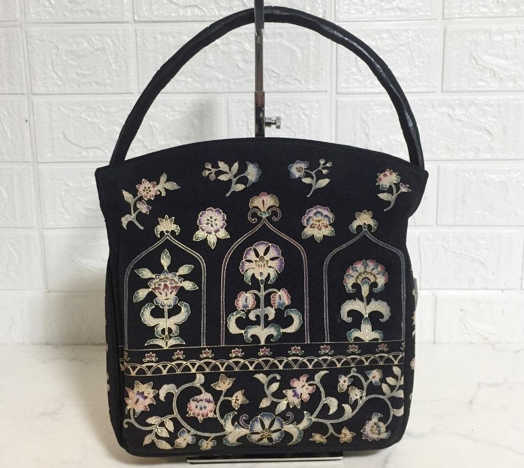 no28058 OKAJIMA 岡重 定価10万以上 高級和装 ハンドバッグ