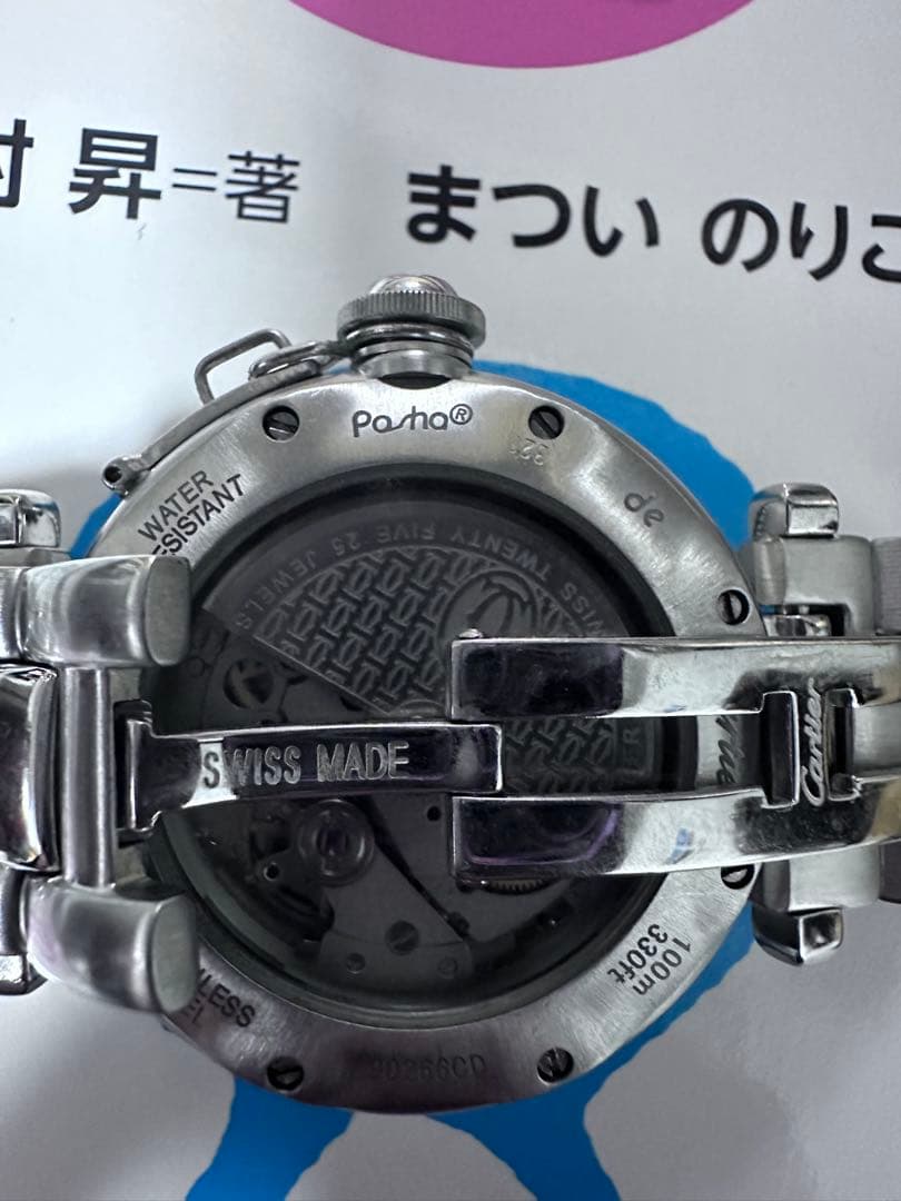 三*職様 Cartier 刻印あり 自動巻き 腕時計 ジャンク品（不動）