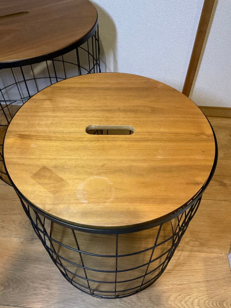 NOWHERE LIKE  サイドテーブル パニエ　関家具　2個セット