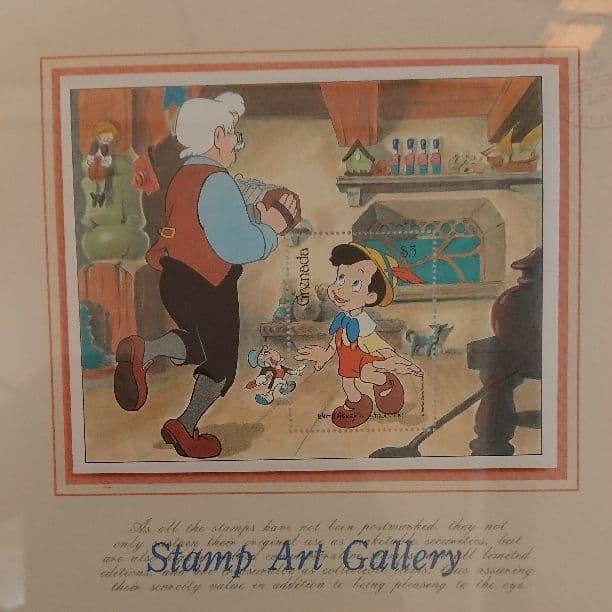 ピノキオ ☆ 切手 スタンプアートギャラリー